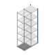 Legbordstelling Medium Duty 2500x550x600mm (hxbxd) 6 niveaus blauw aanbouwsectie