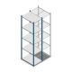 Legbordstelling Medium Duty 2500x550x800mm (hxbxd) 5 niveaus blauw beginsectie
