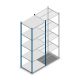 Legbordstelling Medium Duty 2500x850x700mm (hxbxd) 5 niveaus blauw beginsectie