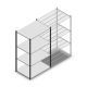 Legbordstelling Medium Duty 2000x1150x800mm (hxbxd) 4 niveaus antraciet beginsectie