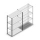 Legbordstelling Medium Duty 2000x1300x600mm (hxbxd) 4 niveaus antraciet beginsectie