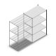 Legbordstelling Medium Duty 2000x1300x800mm (hxbxd) 4 niveaus antraciet aanbouwsectie