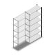 Legbordstelling Medium Duty 2200x1000x400mm (hxbxd) 6 niveaus antraciet aanbouwsectie