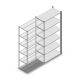 Legbordstelling Medium Duty 2200x1000x500mm (hxbxd) 6 niveaus antraciet aanbouwsectie