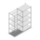 Legbordstelling Medium Duty 2200x1000x700mm (hxbxd) 5 niveaus verzinkt aanbouwsectie