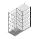 Legbordstelling Medium Duty 2200x1000x800mm (hxbxd) 6 niveaus antraciet aanbouwsectie