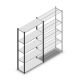 Legbordstelling Medium Duty 2200x1150x400mm (hxbxd) 5 niveaus antraciet beginsectie
