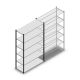 Legbordstelling Medium Duty 2000x1300x500mm (hxbxd) 6 niveaus antraciet beginsectie
