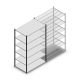 Legbordstelling Medium Duty 2000x850x800mm (hxbxd) 6 niveaus antraciet beginsectie