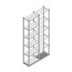Legbordstelling Medium Duty 2200x550x300mm (hxbxd) 6 niveaus verzinkt beginsectie
