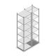 Legbordstelling Light Duty 2000x550x500mm (hxbxd) 6 niveaus beginsectie
