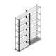 Legbordstelling Medium Duty 2200x850x300mm (hxbxd) 6 niveaus antraciet beginsectie