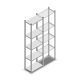 Legbordstelling Light Duty 2000x550x300 mm (hxbxd) 5 niveaus beginsectie