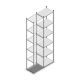 Legbordstelling Light Duty 2500x550x400 mm (hxbxd) 6 niveaus aanbouwsectie