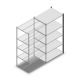 Legbordstelling Medium Duty 2000x1000x700 mm (hxbxd) 5 niveaus antraciet aanbouwsectie