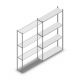 Legbordstelling Medium Duty 2000x1150x300 mm (hxbxd) 4 niveaus verzinkt aanbouwsectie