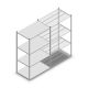 Legbordstelling Medium Duty 2000x1150x700 mm (hxbxd) 4 niveaus verzinkt beginsectie