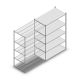 Legbordstelling Medium Duty 2000x1300x700 mm (hxbxd) 5 niveaus verzinkt aanbouwsectie