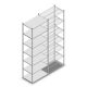 Legbordstelling Medium Duty 3000x1000x600 mm (hxbxd) 7 niveaus verzinkt beginsectie