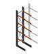 Zware draagarmstelling enkelzijdig 5000x1000x1200mm (hxbxd) 4 niveaus beginsectie