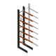 Zware draagarmstelling enkelzijdig 5000x1200x1500mm (hxbxd) 6 niveaus beginsectie