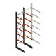 Zware draagarmstelling enkelzijdig 5000x1200x1200mm (hxbxd) 5 niveaus beginsectie