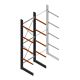 Zware draagarmstelling enkelzijdig 5000x1500x1500mm (hxbxd) 4 niveaus beginsectie