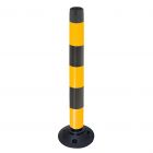 FlexPin geleidepaal Ø100mm x 1000mm geel/zwart