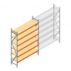 Grootvakstelling AR 3000x2010x600 mm (hxbxd) 6 niveaus verzinkt beginsectie met voorgemonteerde frames
