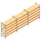 Voordeelrij grootvakstelling AR 3000x5750x800 mm (hxbxd) 5 niveaus met voorgemonteerde frames