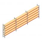 Voordeelrij grootvakstelling AR 3000x8300x400 mm (hxbxd) 5 niveaus met voorgemonteerde frames