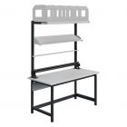 Verstelbare werkbank Sofame melamine 28mm  1500x750x768-1048 mm 300kg Antraciet