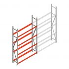 Bandenstelling grootvak AR 2500x1610x400mm (hxbxd) 4 niveaus beginsectie