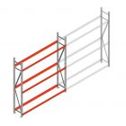 Bandenstelling grootvak AR 2250x2010x400mm (hxbxd) 3 niveaus beginsectie