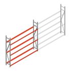 Bandenstelling grootvak AR 2250x2250x400mm (hxbxd) 3 niveaus beginsectie