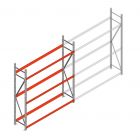 Bandenstelling grootvak AR 2250x2010x500mm (hxbxd) 3 niveaus beginsectie