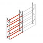 Bandenstelling grootvak AR 3000x2010x500mm (hxbxd) 4 niveaus beginsectie