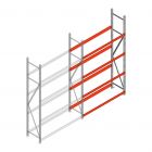 Bandenstelling grootvak AR 2500x1610x500mm (hxbxd) 4 niveaus aanbouwsectie
