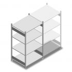 Legbordstelling Heavy Duty 2000x1000x800mm (hxbxd) 4 niveaus 150 kg beginsectie