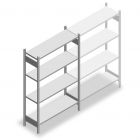 Legbordstelling Heavy Duty 2000x1300x400mm (hxbxd) 4 niveaus 150 kg beginsectie