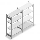 Legbordstelling Heavy Duty 2000x1300x500mm (hxbxd) 4 niveaus 150 kg beginsectie