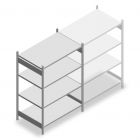 Legbordstelling Heavy Duty 2000x1300x800mm (hxbxd) 4 niveaus 150 kg beginsectie