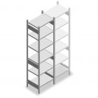 Legbordstelling Heavy Duty 2500x750x500mm (hxbxd) 6 niveaus 150 kg beginsectie