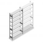 Legbordstelling Heavy Duty 2500x1300x300mm (hxbxd) 7 niveaus 150 kg beginsectie