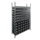 Bakkenkast 2.000x1.300x400mm met 119 bakken / 476 posities Zwart