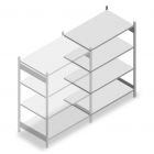 Legbordstelling Heavy Duty 2000x1300x800mm (hxbxd) 4 niveaus 150 kg aanbouwsectie