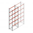 Palletstelling AR T2 6000x1850x1100mm (hxbxd) 5 niveaus 2530kg/niv beginsectie met voorgemonteerde frames