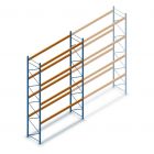 Gebruikte JH MPB palletstelling 6400x3600x1100 mm (hxbxd) 4 niveaus beginsectie