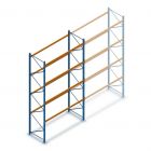 Gebruikte Esmena palletstelling 5000x2700x1100 mm (hxbxd) 4 niveaus beginsectie
