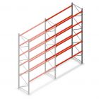 Palletstelling AR T2 5000x2700x1100mm (hxbxd) 5 niveaus 1820kg/niv aanbouwsectie met voorgemonteerde frames